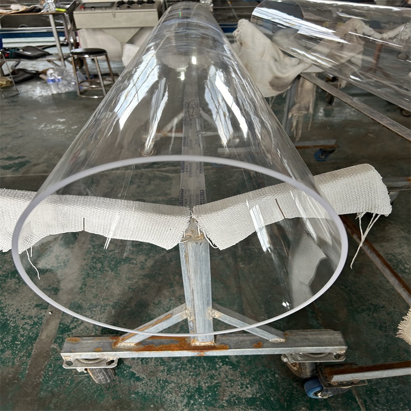 Polished Clear Quartz Twin Tube Ozone Free Heater Chemical Lab Equipment Semiconductor Furnace Tubes Welding Moulding Bending