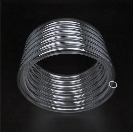 Custom Different Sizes U-Bent Quartz Glass Spiral Tube with Moulding Cutting Bending and Welding Services