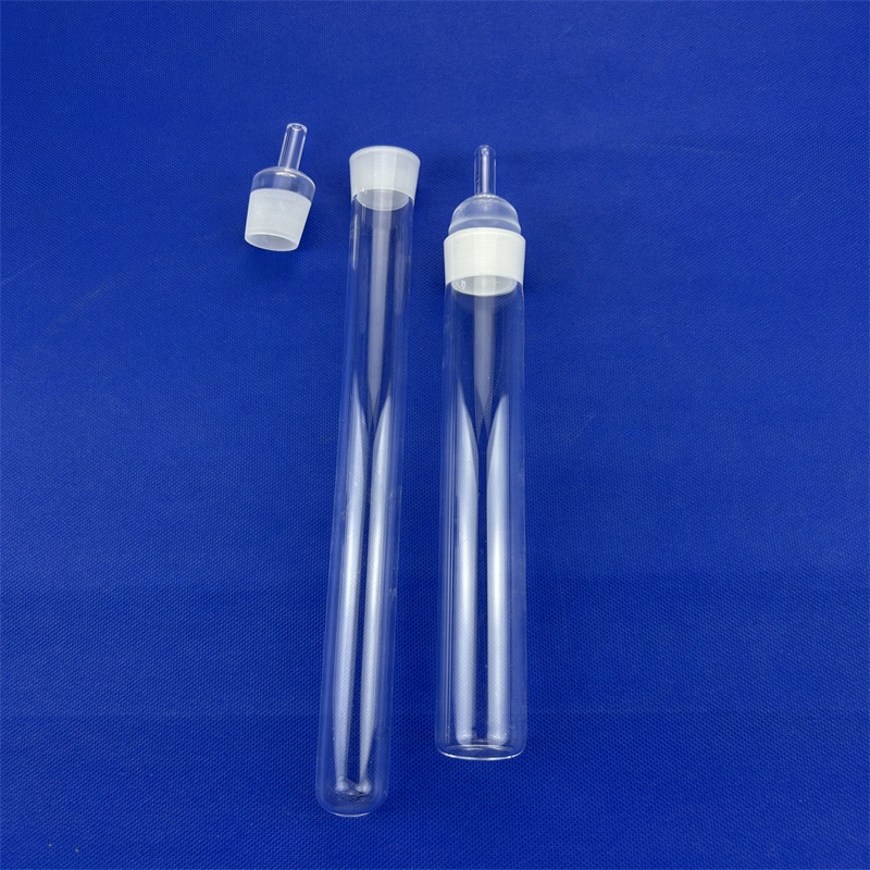 Custom Clear Laboratory High Temperature Twin Tube 99.99% Pure Quartz Glass Tube CVD Furnace Vacuum Bending Welding Services