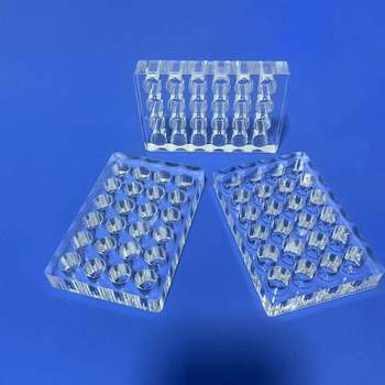 Quartz Glass Substrate Blood Coagulation Microporous Plate 96 Well