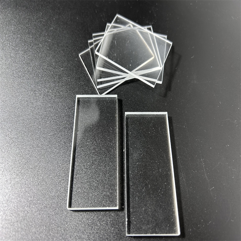 Custom Size High Temperature Fused Transparent Quartz Glass Optical Grade Test Sample Sheet Welding Cutting Processing Service