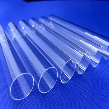 Clear quartz combustion tube reactor