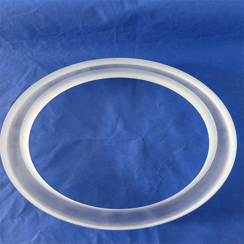 High Temperature Resistance Frosted Quartz Disc/Plate Semiconductor Applications Welding Cutting Custom Sizes Fused Quartz