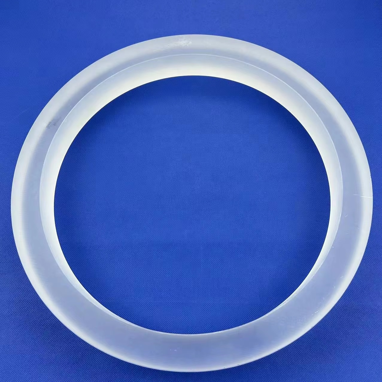 Custom Coated 99.99% Pure Quartz Rings for Semiconductor CVD Optics Applications High Pressure Moulding/Bending/Welding/Cutting