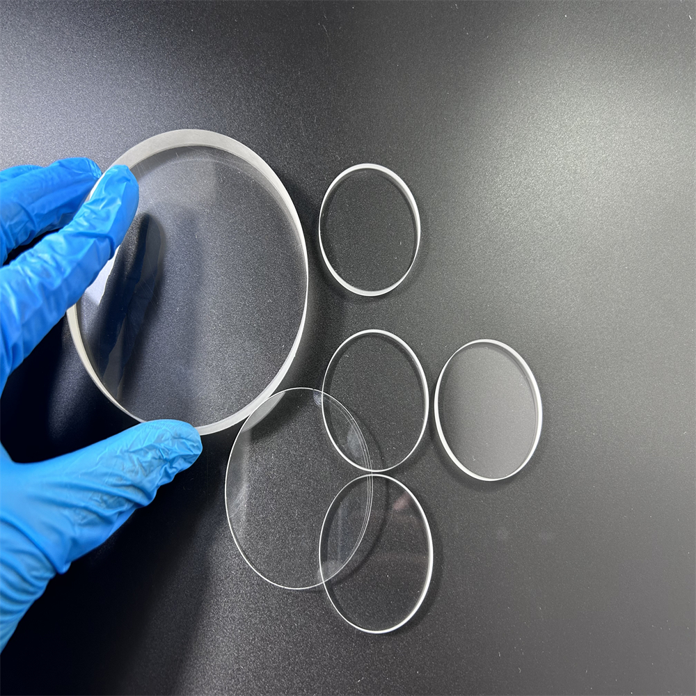 High Pressure Fused Silica Quartz Glass Wafer Transparent UV Sheet High Precision Cutting Custom Sizes Optical Welding
