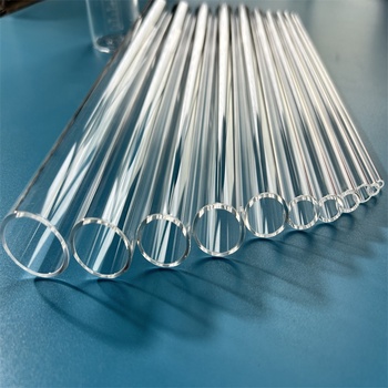 Twin bore high purity quartz glass tube