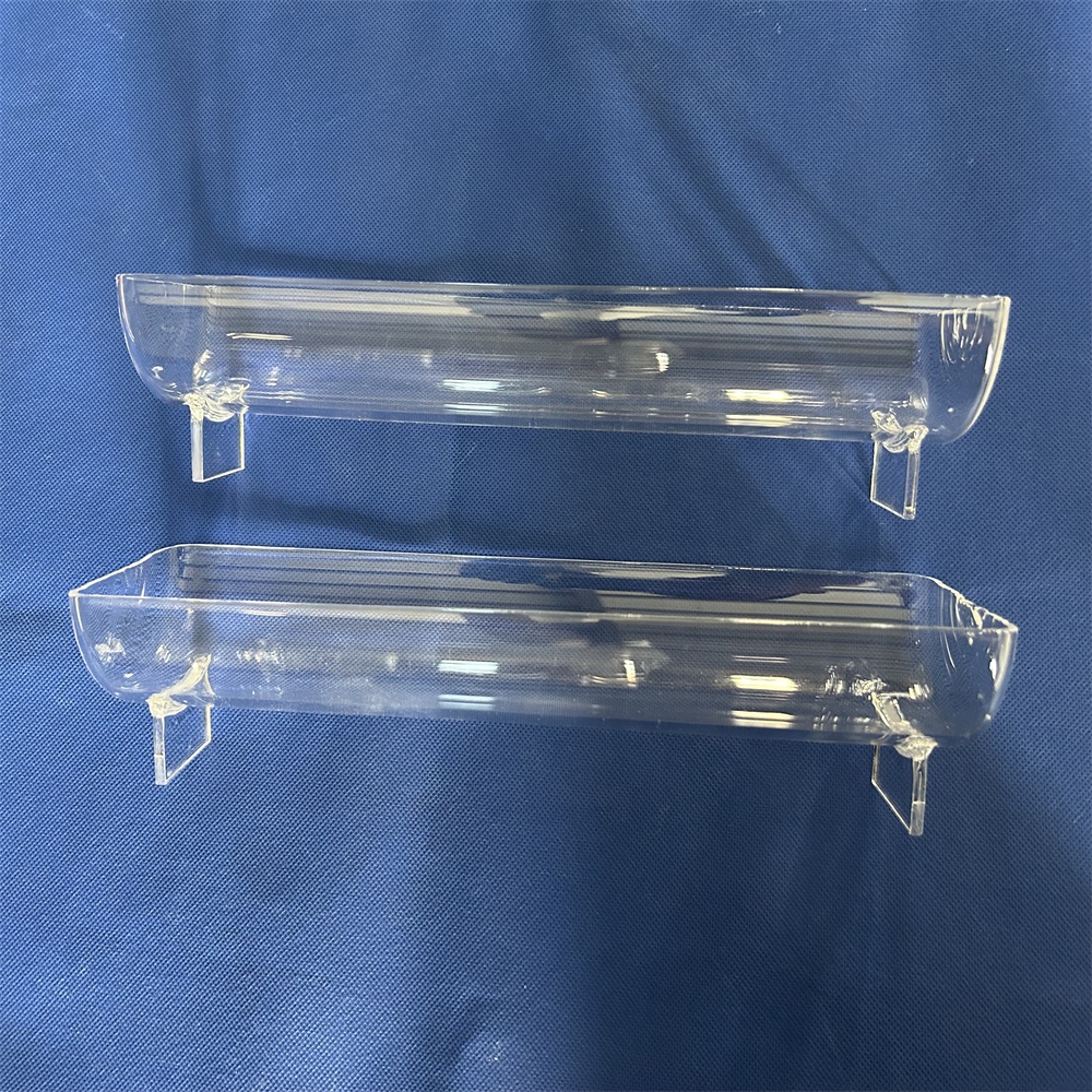 Factory Custom High Pressure 99.99% Pure Quartz Glass Tube Bending/Welding Ozone Free Polished Surface