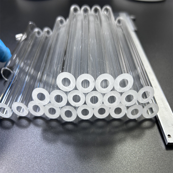 Thick wall 99.99% pure quartz glass tube