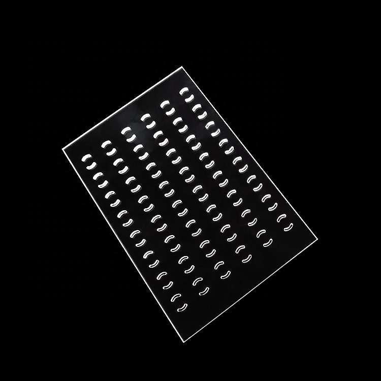 Factory Custom Fused Quartz Glass Circular High Quality High Temperature Welding Cutting XRD Sample Holder Optics Clear