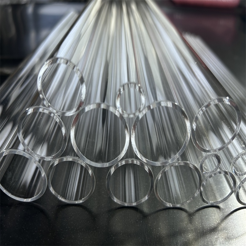 High Temperature Heat Resistant Clear 99.99% Pure Fused Quartz Twin Tube with Ozone Free Welding & Bending Services Custom Sizes