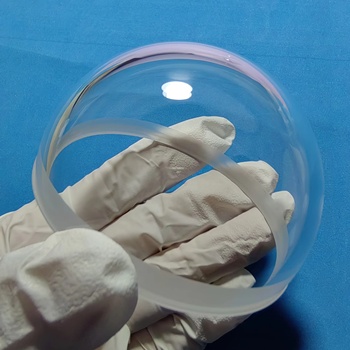 Fused Quartz Glass Hyper-hemispherical Dome Lens