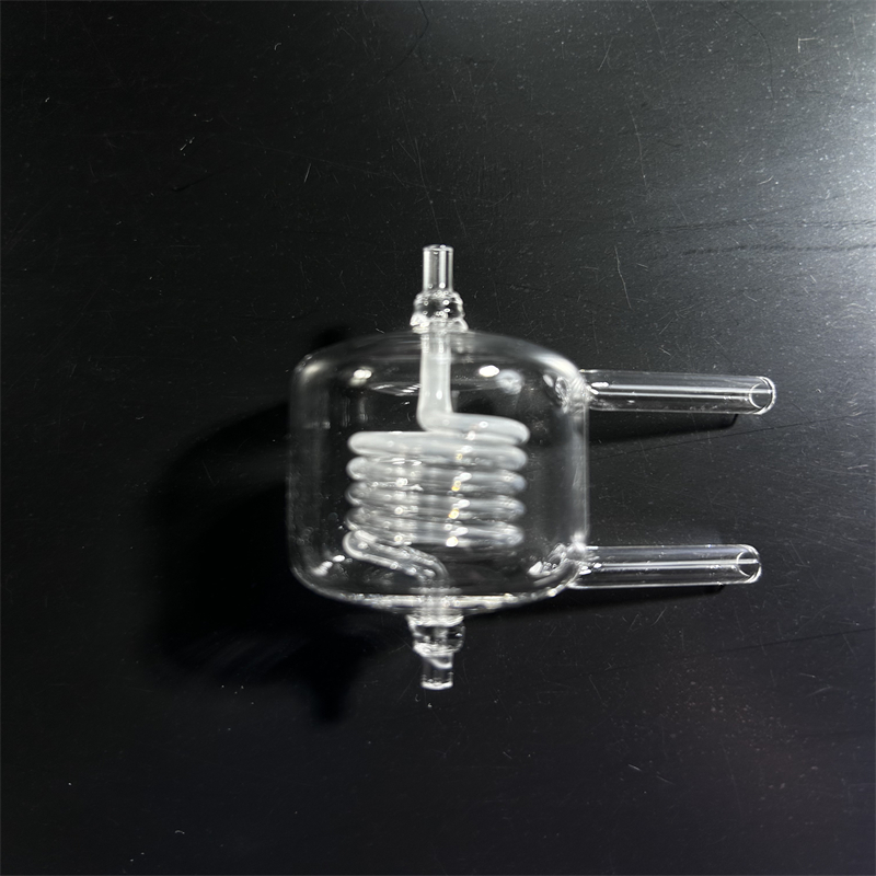 Custom Different Sizes U-Bent Quartz Glass Spiral Tube with Moulding Cutting Bending and Welding Services