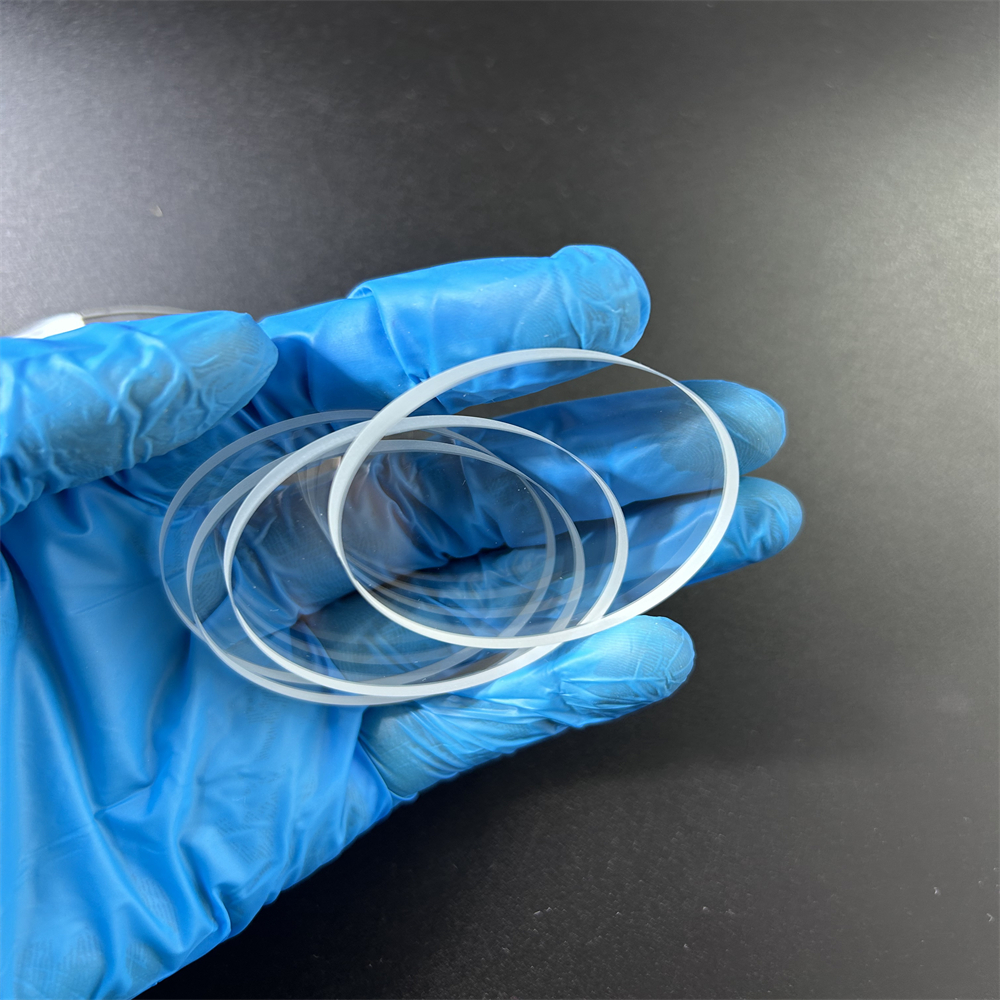 High Pressure Fused Silica Quartz Glass Wafer Transparent UV Sheet High Precision Cutting Custom Sizes Optical Welding