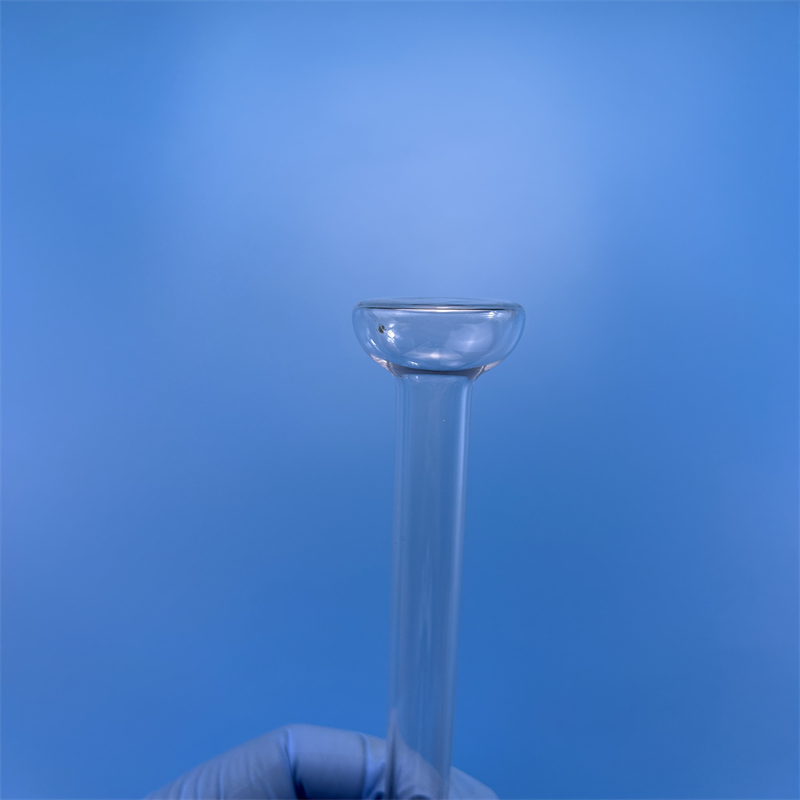 Chemisorption BET Test High Pressure 99.99% Pure Ozone Free Clear Quartz Glass Twin Tube Bending Welding Services Quantachrome
