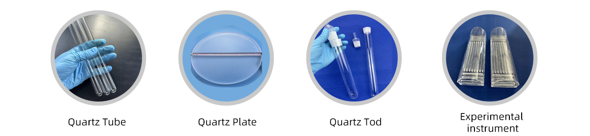 Quartz tube, plate, rod and lab instrument categories