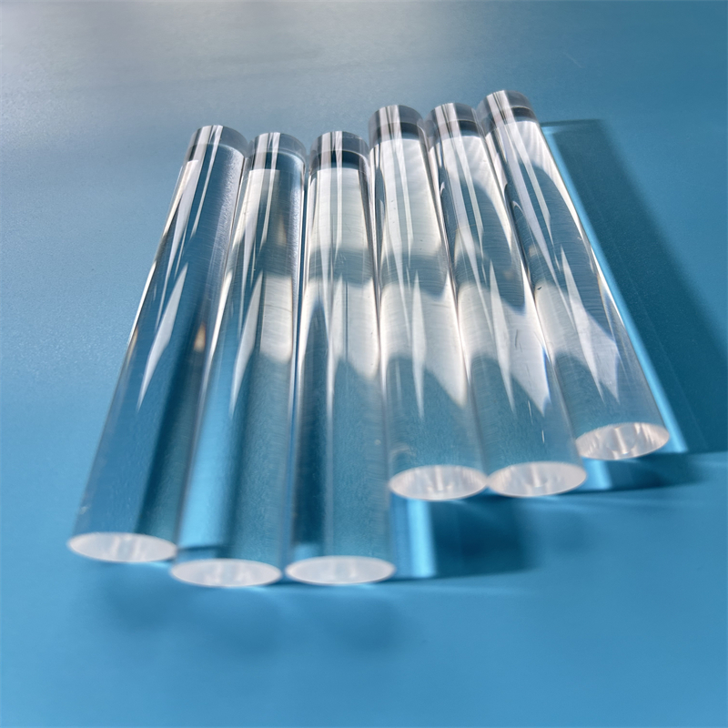 Custom Guitu Quartz GT Model High Purity Optical Quartz Light Guide Rod