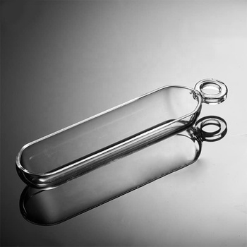 Fused silica quartz boat for lab tube furnace