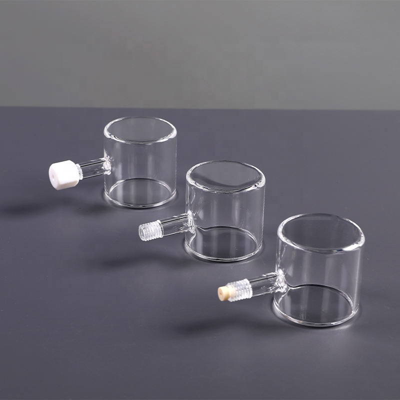 Manufacturers Customized Fused Quartz Glass High Temperature Resistant Circular Cylinder Crucible Tank Welding Cutting Custom