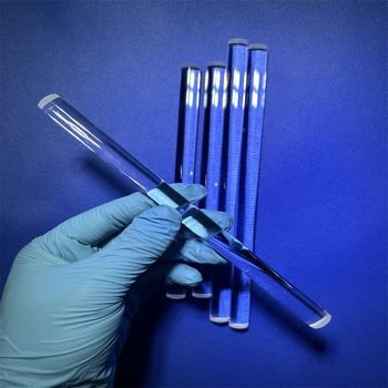 Clear Quartz Light Guide Rod 1mm to 80mm Diameter