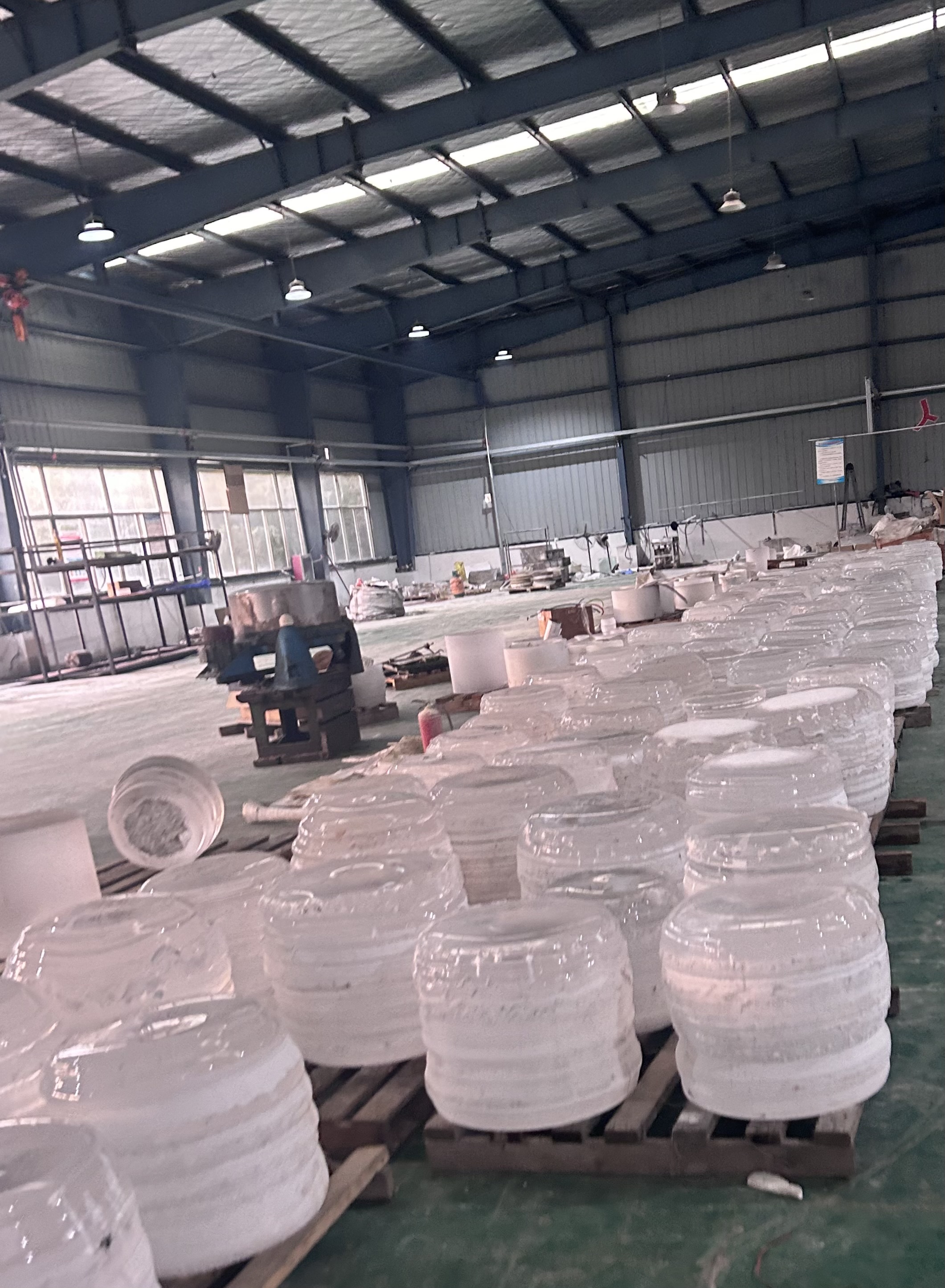 Quartz products quality inspection area