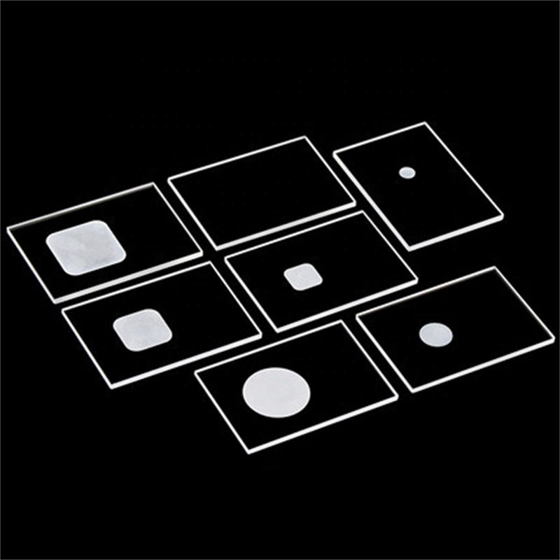 Factory Custom Fused Quartz Glass Circular High Quality High Temperature Welding Cutting XRD Sample Holder Optics Clear